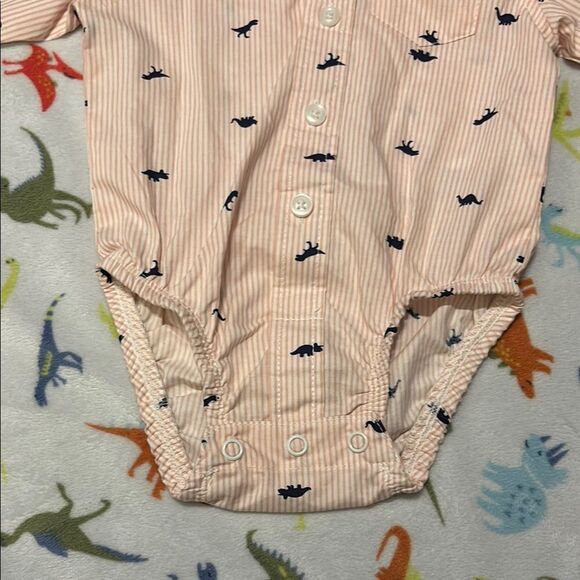 Carters  Dinosaur Print Kids One Piece - Picture 2 of 3